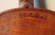 Antique Well Made Violin With Stradivarius Label Late 18th Early 19thc String photo 2