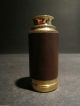 Vintage Antique Style Solid Brass & Leather Traveling Pocket Telescope Telescopes photo 2