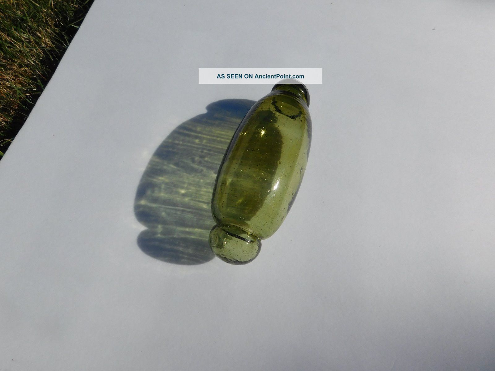 Olive Green Japanese Rolling Pin Glass Float Fishing Nets & Floats photo