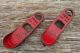 Rare Vintage Diving Cast Iron Boots Usa Red Maritime Antique Heavy Diving Helmets photo 1