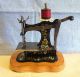 Antique 1900 Toy Sewing Machine - Muller F.  W.  - Model 1 Sewing Machines photo 2