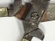 Antique Victorian Numax Celluloid Mother Of Pearl Look Flat Sewing Scissors Rare Tools, Scissors & Measures photo 3