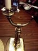 Stiffel Brass Table Lamp 1281 Unusual Rare Model W/original Shade Lamps photo 11