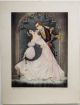 Artist Signed 1938 Dry Point Etching Art Deco Costumed Clinch Rhythm Icart Like Art Deco photo 4