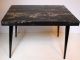 Vtg Mid Century Modern Atomic Coffee Occasional Table Formica 60 ' S Tapered Legs Mid-Century Modernism photo 5