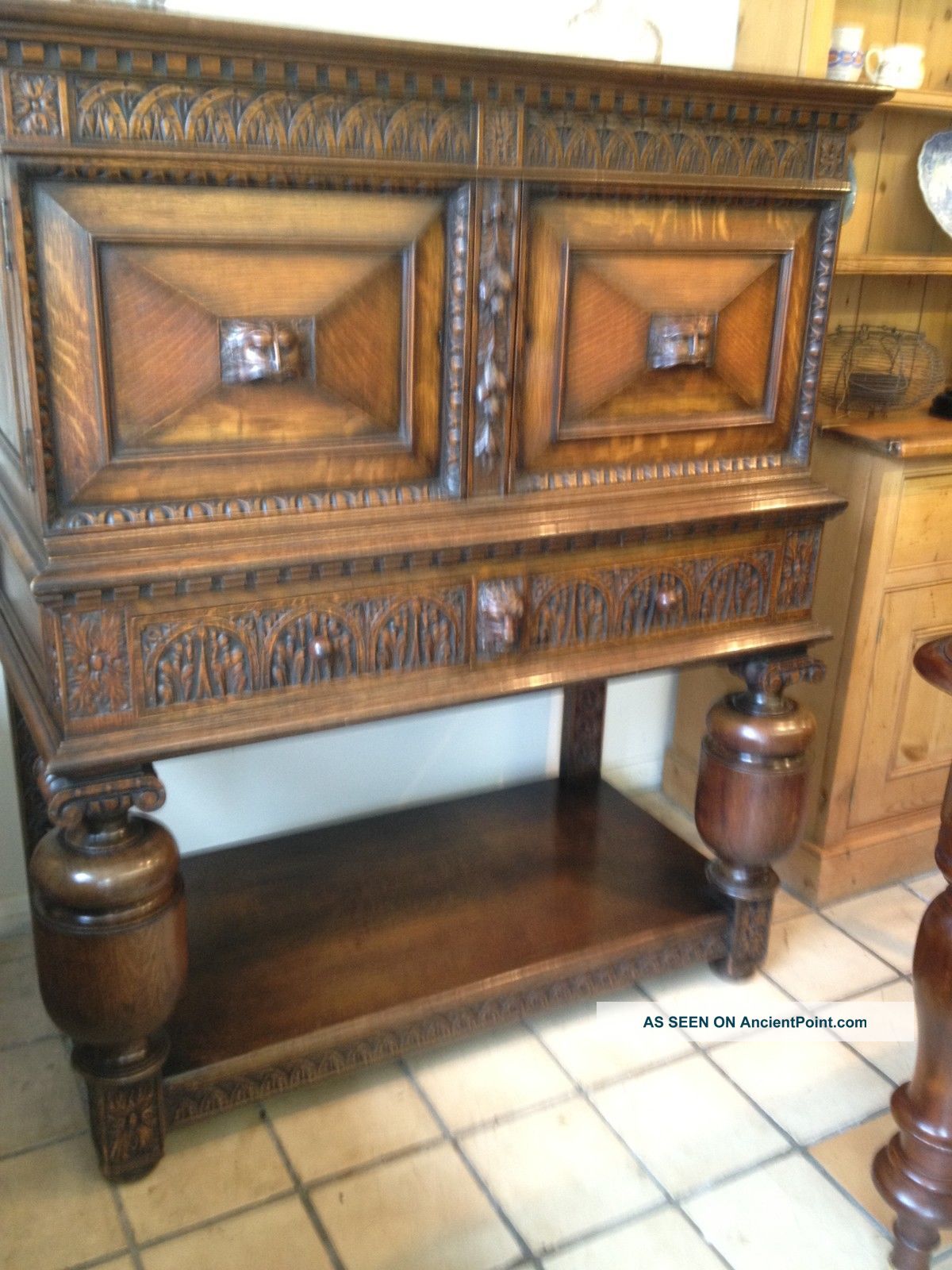 Fiddes English Oak Antique Wax Furniture Polish 400ml Victorian (1837-1901) photo