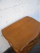 French Cherry Serpentine Nightstand / End Table 6475 Post-1950 photo 11