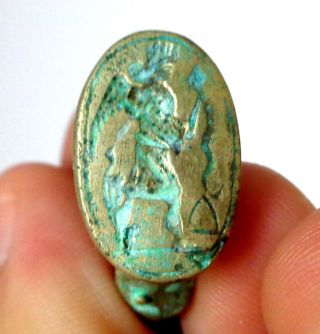 Lovely Anthromorphic Seal Ring Unresearched photo
