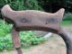 Antique Early 1900s Scary Metal Saw Disston All Rusted Spooky Halloween Decor Primitives photo 5