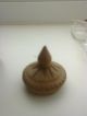 Antique Wooden Pot Pourri Jar Container With Lid Approx 6 Cms Other Antiquities photo 2