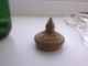 Antique Wooden Pot Pourri Jar Container With Lid Approx 6 Cms Other Antiquities photo 3