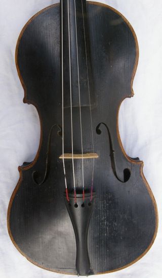 Very Interresting Antique Violin Signed Ab 1922,  Very High Arching photo