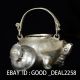 Chinese Silver Copper Handwork Statue Tortoise Teapot & Lid W Qing Dynasty Mark Teapots photo 4