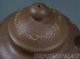 Fine Old Chinese Yixing Stoneware Teapot Artist Signed Landscape Carve Teapots photo 5