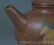 Fine Old Chinese Yixing Stoneware Teapot Artist Signed Landscape Carve Teapots photo 6