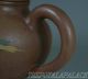 Fine Old Chinese Yixing Stoneware Teapot Artist Signed Landscape Carve Teapots photo 7
