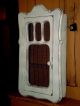 Antique Wood Spice Medicine Cabinet Cupboard Shabby White Victorian Primitive Unknown photo 1