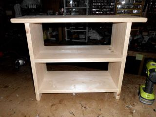 Unfinished Double Shoe Bench 24 