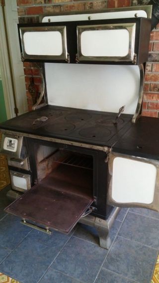 Antique Wood Burning Cook Stove - Malleable South Bend photo