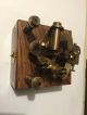 Solid Brass Nautical Collectable Sextant With Wooden Box (amat 7105) Sextants photo 1