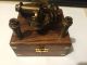 Solid Brass Nautical Collectable Sextant With Wooden Box (amat 7105) Sextants photo 4