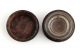 A Small Vintage Rosewood & Glass Pill Or Ointment Box.  Smart.  Danish? Quality. Mid-Century Modernism photo 5