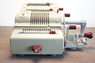Brunsviga 13 Rk Calculator Made Around 1950,  Fully photo
