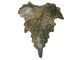 Choice Roman Bronze Wine Vessel Fragment,  Grape Leaf Shape Roman photo 3