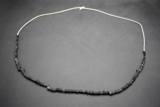 Ancient Romano - Egyptian Glass Bead Necklace 1st Century Ad photo