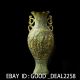 Chinese Bronze Hand - Carved Binaural Vase W Ming Generation Xuande Mark Vases photo 3