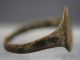 Jacobean Period Copper Alloy Finger Ring With Monogram Other Antiquities photo 1