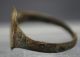 Jacobean Period Copper Alloy Finger Ring With Monogram Other Antiquities photo 2