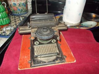 Antique Drgm Childs Typewriter D.  R.  P Usa Patente Sample? Made In Germany photo