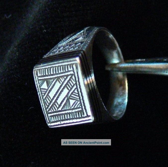 Attractive Tuareg Silver Ring Jewelry photo