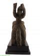 Dogon Horse And Rider Figure Tellem Posture On Stand Mali Afric Was $590.  00 Sculptures & Statues photo 3