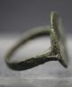 Medieval Bronze Finger Ring With Floral Design Other Antiquities photo 1