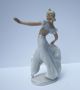 Vintage Art Deco Porcelain Exotic Dancer Swirling Skirt Figurine Schaubach Kunst Figurines photo 8