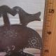 Antique Aafa Pennsylvania Dutch Double Betty Whale Oil Lamp Love Birds Cast Iron Lamps photo 9