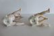 German Art Noveau Porcelain Figurines Boys Playing Flute By Karl Ens Dresden Figurines photo 5