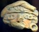Pre - Columbian Michoacan Type Ii Clay Figure Head,  Ca; 500 - 100 Bc The Americas photo 1