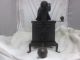 Antique Victorian J.  J Siddons Coal Sad Flat Iron W/ Chimney & Stand Other Antique Home & Hearth photo 1