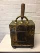 Antique Late 19th Early 20th Century Brass Or Metal Coal Scuttle W/ Floral Dec. Other Antique Home & Hearth photo 7