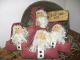 Pattern Primitive Santa Ornies Bowl Fillers Cupboard Tucks Primitives photo 1