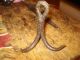 Primitives 18th Century Hand Forged Iron 4 Inch Grappling Hook Rev War Primitives photo 1