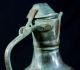 Antique Spanish Colonial Age Copper,  Silver Plated Teapot Circa 1600 - 1700 Ad Metalware photo 3