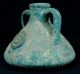 Antique Spanish Colonial Age Little Amphora Decorated With Fossil,  Xvii Century Primitives photo 1