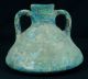 Antique Spanish Colonial Age Little Amphora Decorated With Fossil,  Xvii Century Primitives photo 2