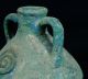 Antique Spanish Colonial Age Little Amphora Decorated With Fossil,  Xvii Century Primitives photo 3