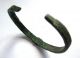 800 A.  D British Found Viking Bronze Zoomorphic Wrist Torc.  Dragon Head Terminals British photo 3