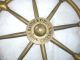 John Hastle & Co Ltd Greenock Brass & Wood Ship Wheel Wheels photo 2